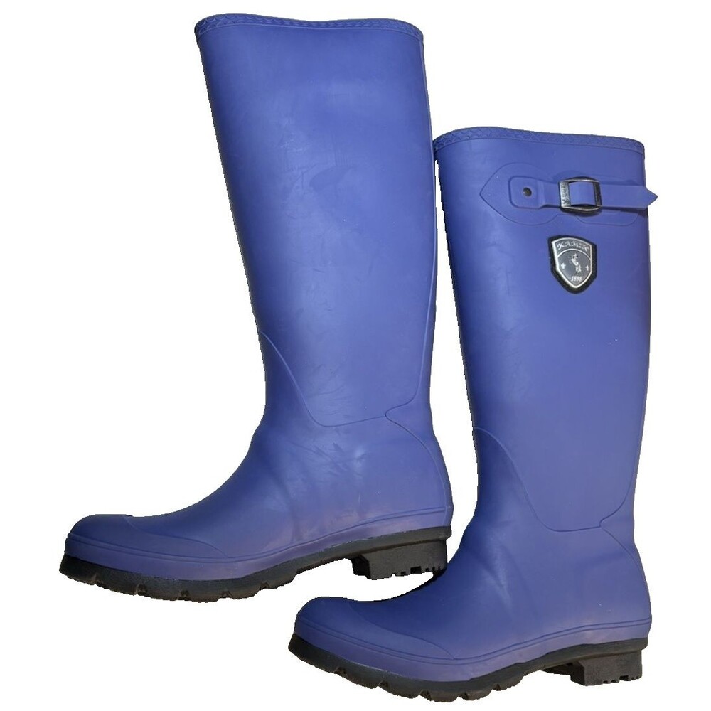 KAMIK Jennifer Womens Sz 9 Tall Waterproof Barn Muck Rain Boots BLUE Worn Once - Picture 15 of 16